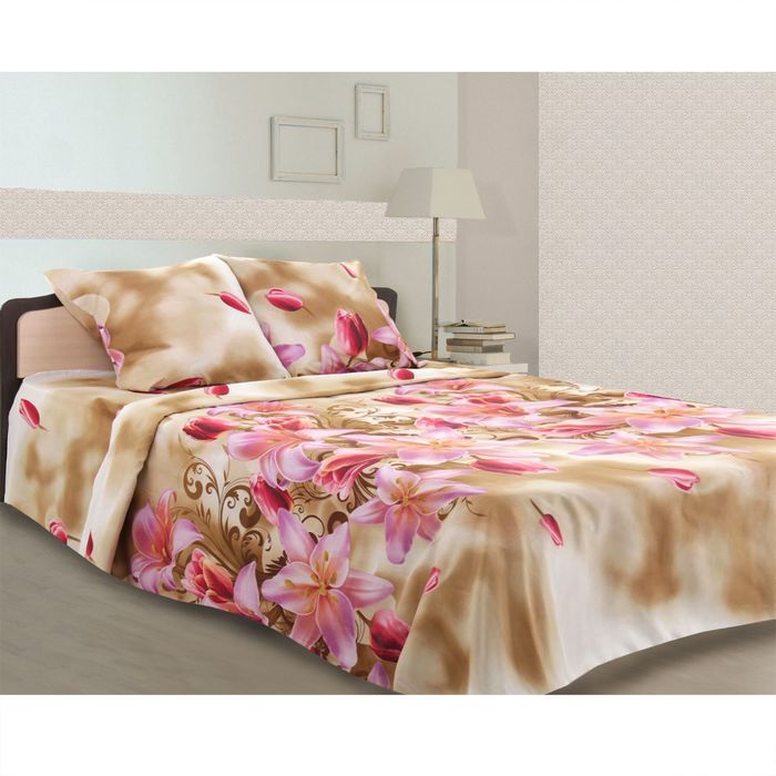Постельное бельё 1,5 сп., Краса "Александрия" размер 143х215 см, 145х214 см, 70х70 см - 2 шт.