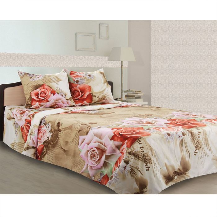 Постельное бельё 1,5 сп., Краса "Елизабет" размер 143х215 см, 145х214 см, 70х70 см - 2 шт.