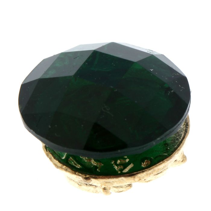 Сувенир-фигурка в кошелек на зеленом камне "Жаба на монете"