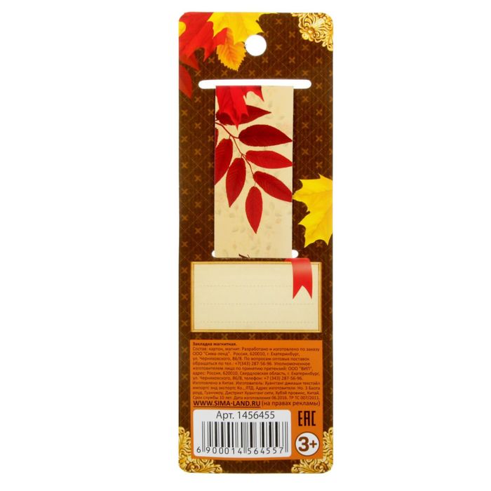 Закладка магнитная "Самому лучшему учителю"