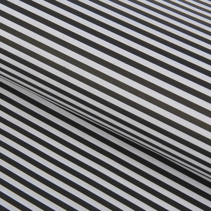 Бумага двухсторонняя "Полосы", чёрные, 80 г/м², 60 х 60 см