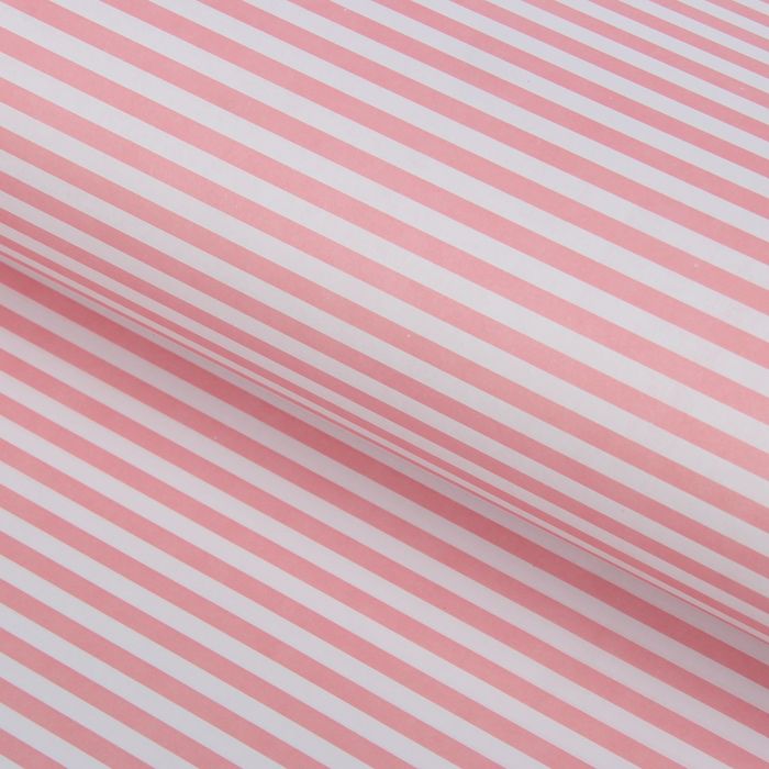 Бумага двухсторонняя "Полосы", розовые, 80 г/м², 60 х 60 см