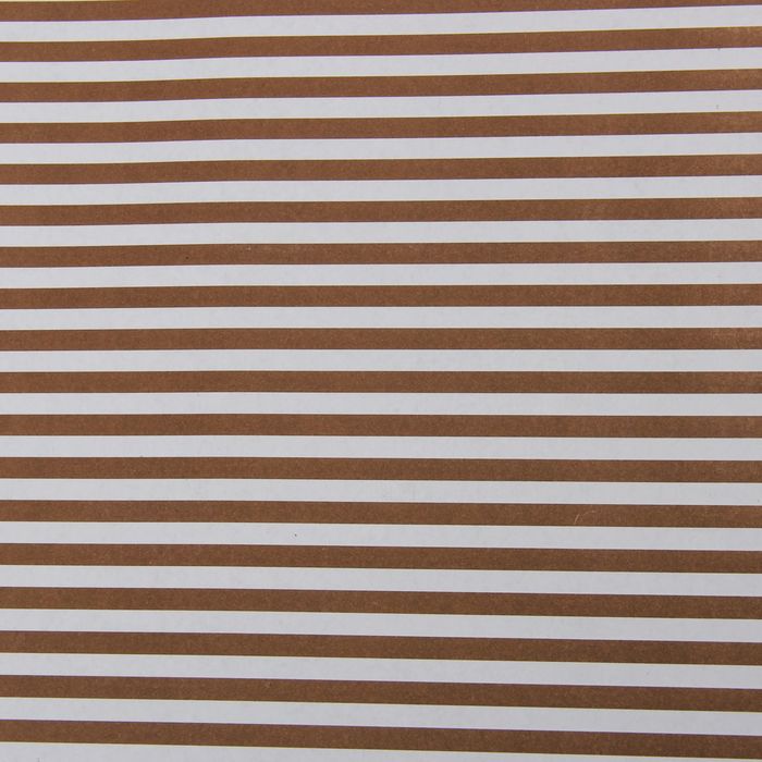 Бумага двухсторонняя "Полосы", коричневые, 80 г/м², 60 х 60 см