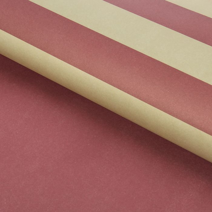 Бумага двухсторонняя "Полосы", бордовые, 120 г/м², 60 х 60 см