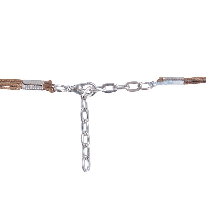 Бусы "Лава", шар, цвет розово-коричневый