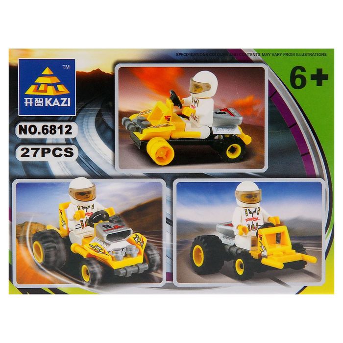 Конструктор «Гонка», 27 деталей