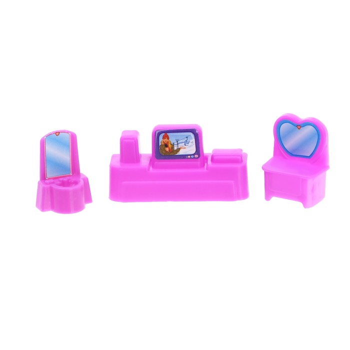 Дом для кукол "Создай уют", складной, с мебелью и аксессуарами