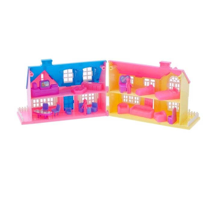 Дом для кукол "Создай уют", складной, с мебелью и аксессуарами