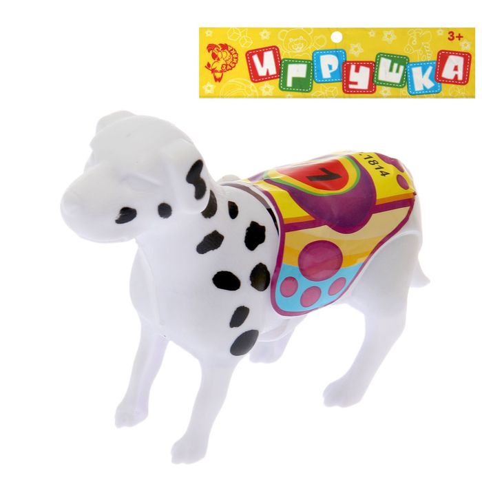 Игрушка заводная "Далматин", ходит, цвета МИКС