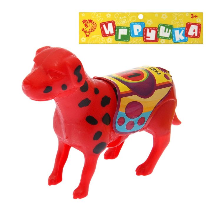 Игрушка заводная "Далматин", ходит, цвета МИКС