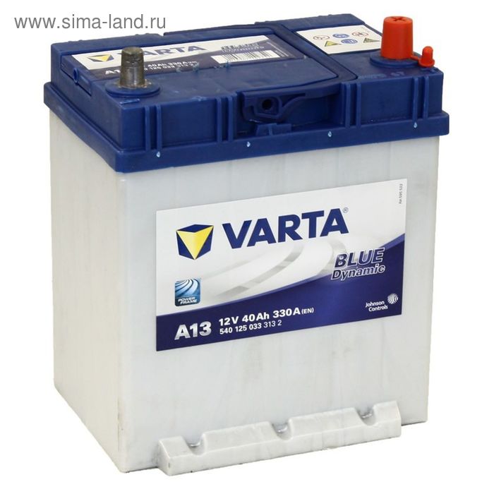 фото Аккумуляторная батарея varta 40 ач, обратная полярность т/кл blue dynamic 540 125 033