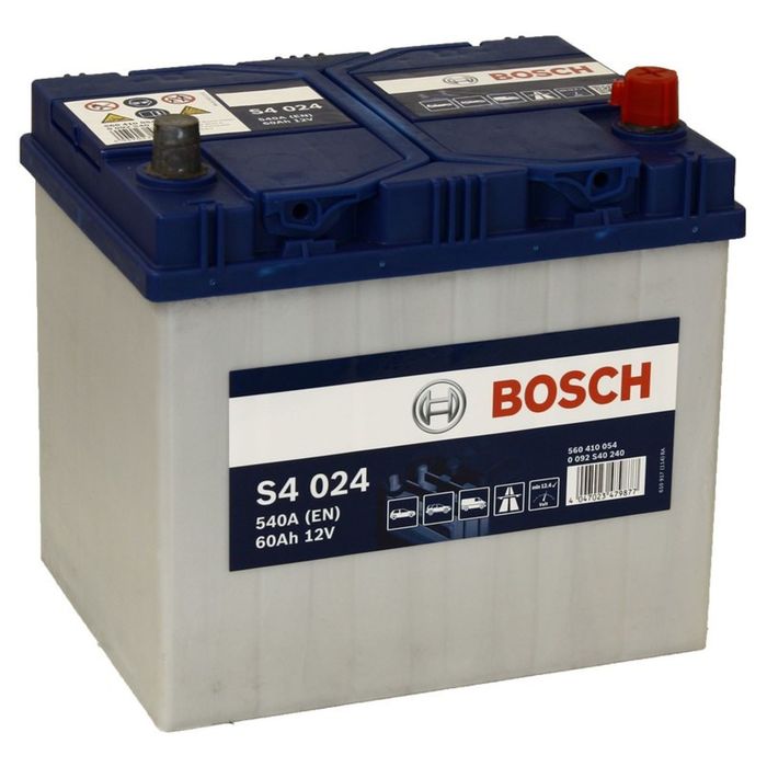 Аккумуляторная батарея Bosch 60 Ач, обратная полярность S4 560 410 054