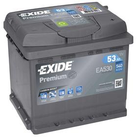 Аккумуляторная батарея Exide 53 Ач, обратная полярность Premium EA530 от Сима-ленд