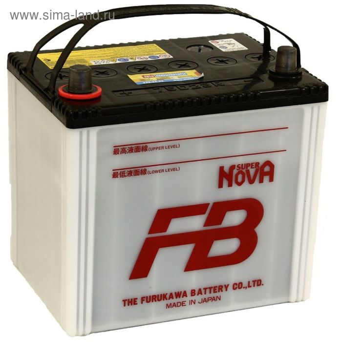 фото Аккумуляторная батарея fb super nova 65 ач 75d23r furukawa battery