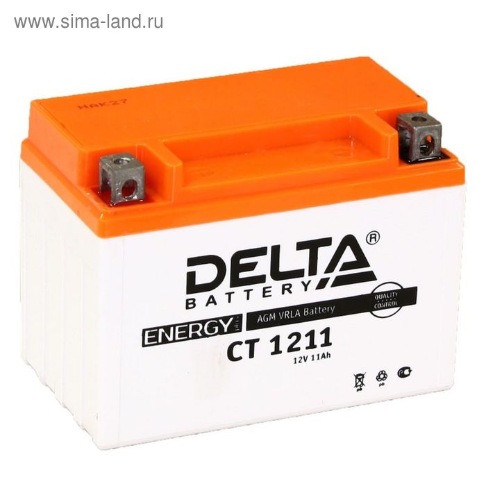 Аккумуляторная батарея Delta 11 Ач CT 1211 (YTZ12S)