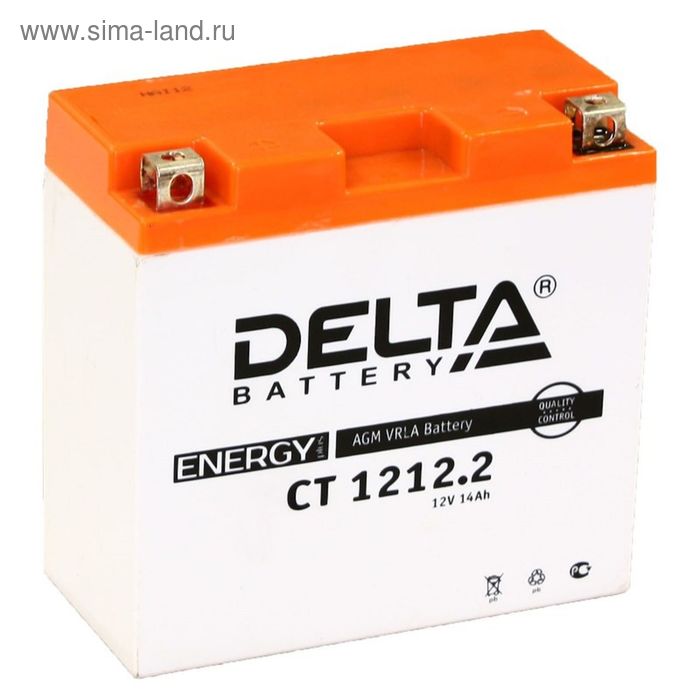 цена Аккумуляторная батарея Delta 12 Ач CT 1212.2 (YT14B-4)