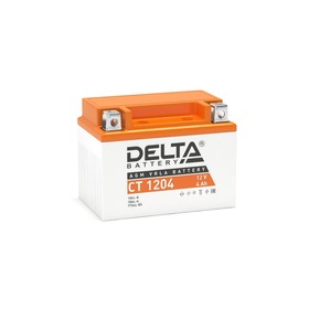 Аккумуляторная батарея Delta СТ1204 (YB4L-B, YB4L-A, YTX4L-BS)12V, 4 Ач обратная(- +) Ош