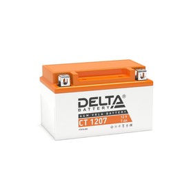 Аккумуляторная батарея Delta СТ1207 (YTX7A-BS)12V, 7 Ач прямая(+ -) Ош