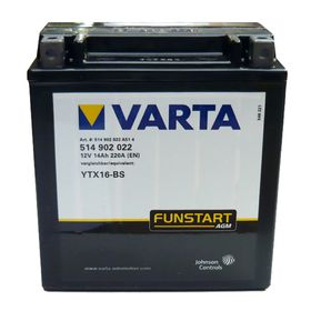 

Аккумуляторная батарея Varta 14 Ач Moto AGM 514 902 022 (YTX16-BS)