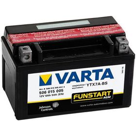 

Аккумуляторная батарея Varta 6 Ач Moto AGM 506 015 005 (YTX7A-BS)