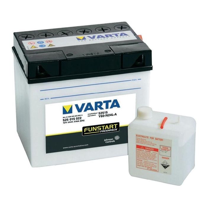 Аккумуляторная батарея Varta 25 Ач Moto 525 015 022 (Y60-N24L-A)