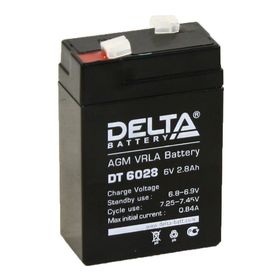 Аккумуляторная батарея Delta 2,8 Ач 6 Вольт DT 6028 Ош