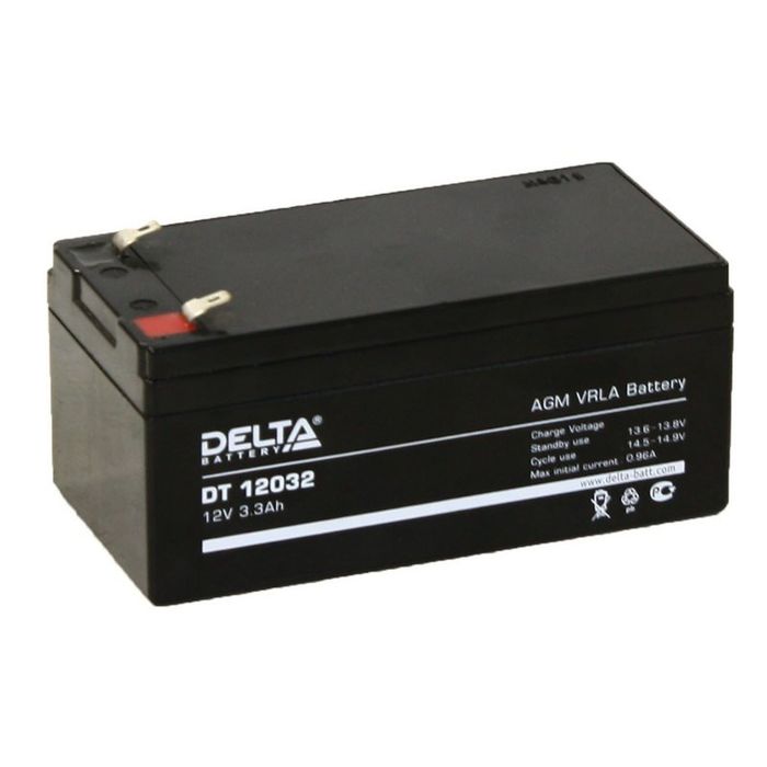 Аккумуляторная батарея Delta 3,3 Ач 12 Вольт DT 12032