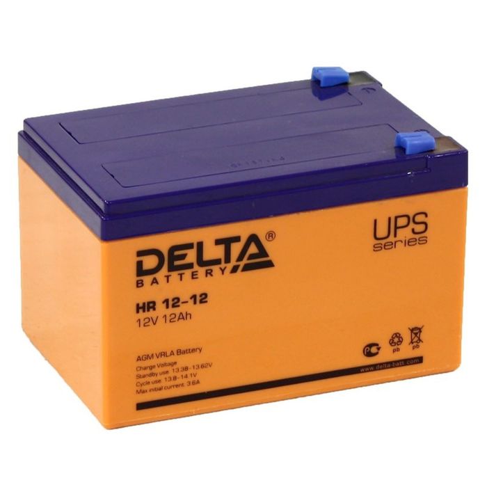 Аккумуляторная батарея Delta 12 Ач 12 Вольт HR 12-12