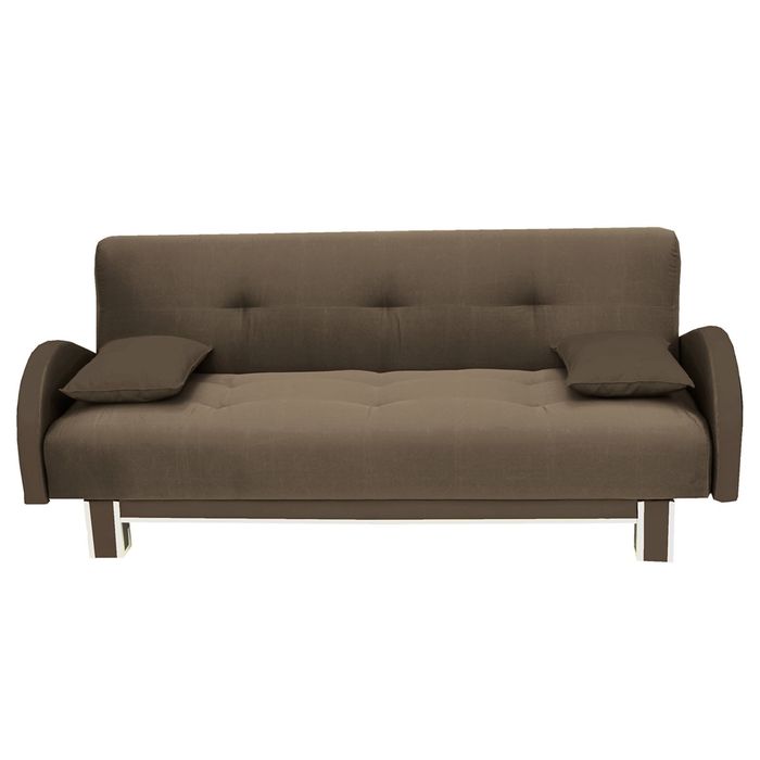 Диван-кровать "Поло" с подлокотниками, 2120 х 970 х 860 мм, ткань, цвет ash