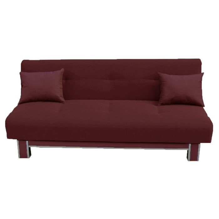 Диван-кровать "Поло-эконом" 1920 х 970 х 860 мм, ткань, цвет plum