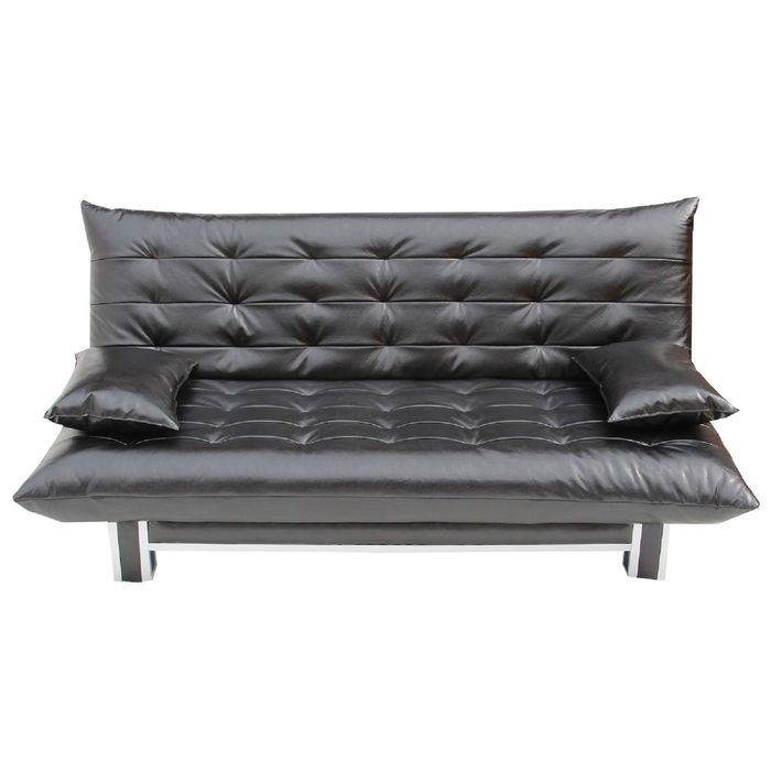 Диван-кровать "Поло Стайл" 1940 х 950 х 1000 мм, экокожа, цвет sunny black