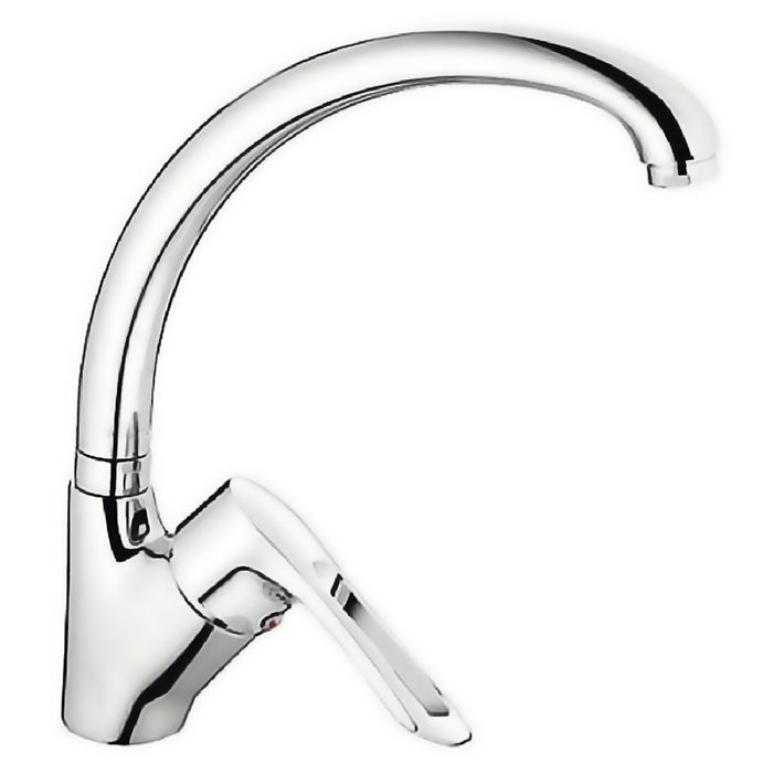 Смеситель для кухни Cron CN4166, хром