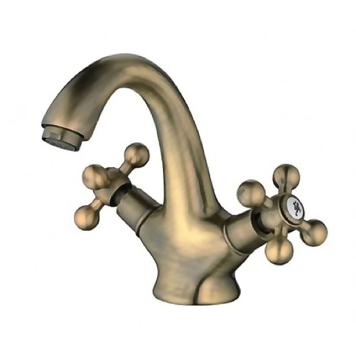 Cмеситель для раковины Haiba HB1019-4, под бронзу