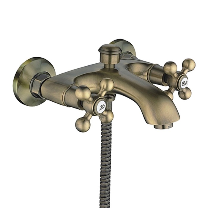 Cмеситель для ванны Haiba HB3119-4, короткий излив, бронза