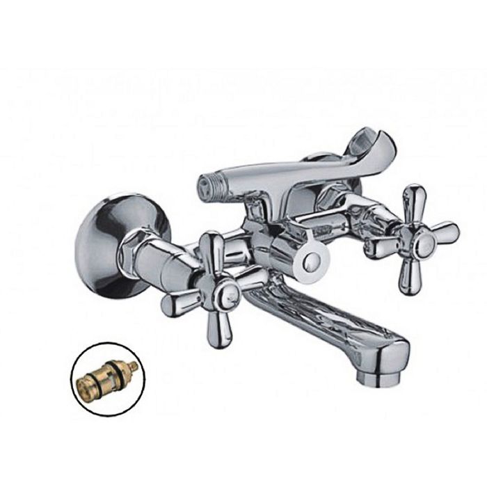 Cмеситель для ванны Haiba HB3125, короткий излив, хром