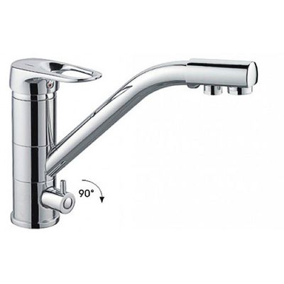 smesitel dlya kuhni haiba hb4304 s dopolnitelnym vyhodom dlya podklyucheniya filtra pitevoj vody 1 1700122 kupit po cene ot 4 053 00 rub internet magazin sima land ru