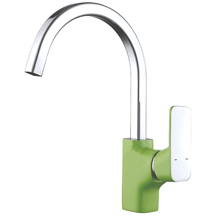 Смеситель для кухни D&amp;K DA1432412, зеленый/хром