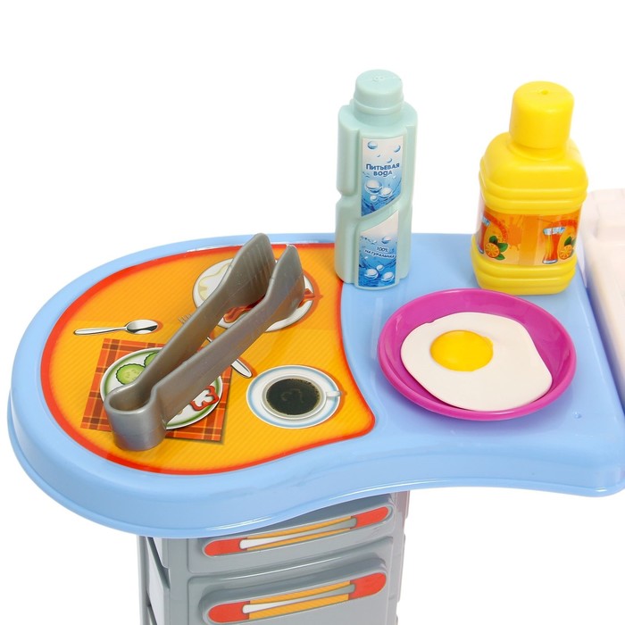 Игровой модуль кухня "Кулинарные истории", 12 предметов, световые и звуковые эффекты, высота 51 см, БОНУС - кулинарная книга