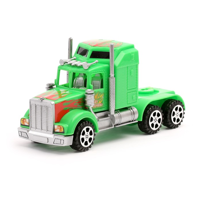 Грузовик инерционный "Тягач", цвета МИКС