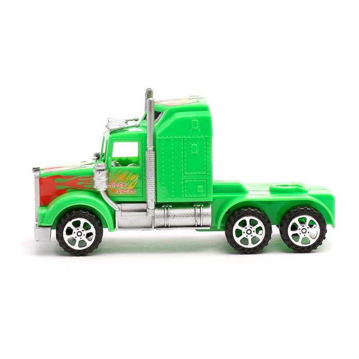 Грузовик инерционный "Тягач", цвета МИКС