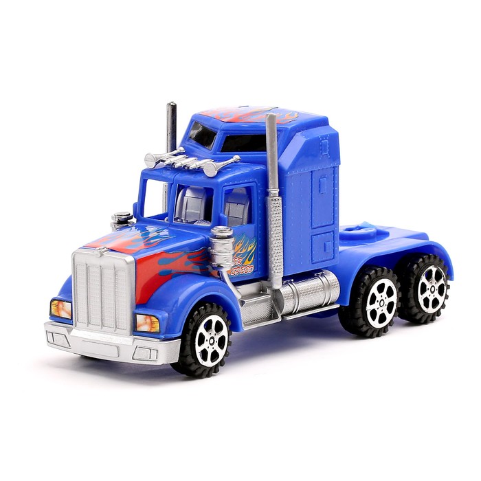 Грузовик инерционный "Тягач", цвета МИКС