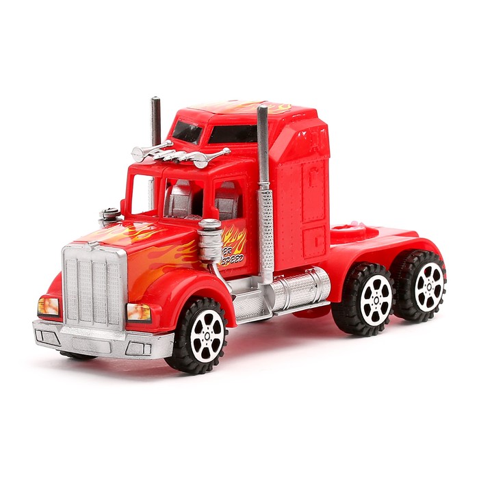 Грузовик инерционный "Тягач", цвета МИКС