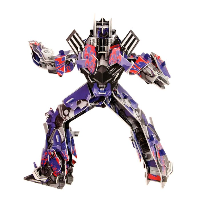 Конструктор 3D «Автобот», 110 деталей, МИКС