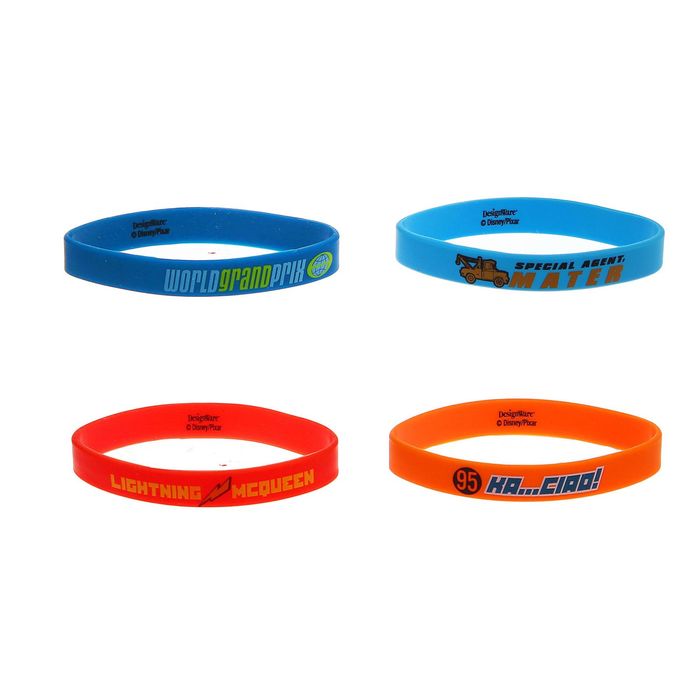 Браслет Disney "Тачки" (набор 4 шт)