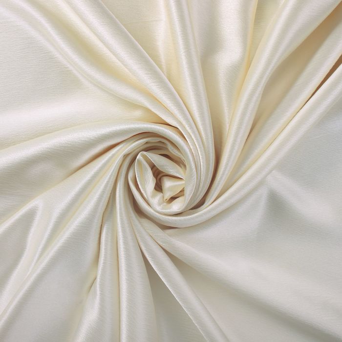 Штора портьерная "Этель" ширина 200 см, высота 250 см, цвет молочный, глянцевая