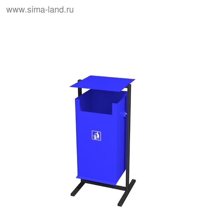 

Урна 30 л "Гном", цвет синий