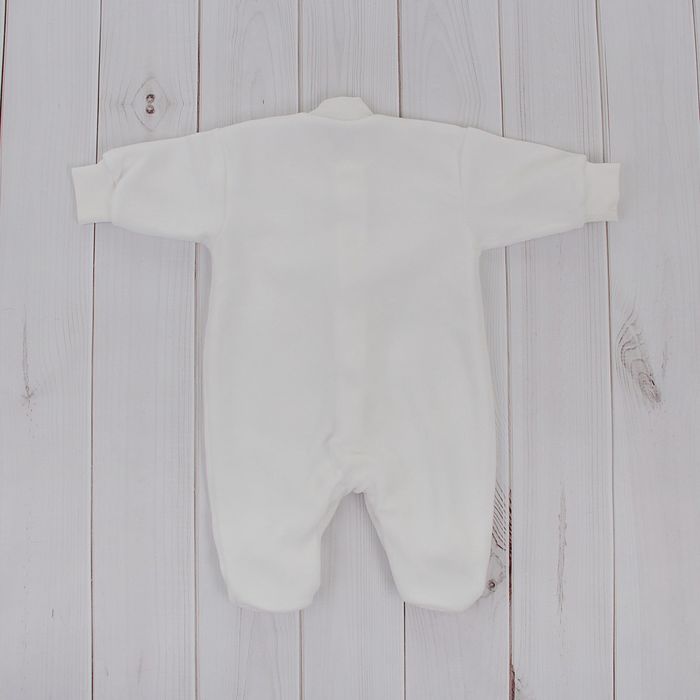 Комбинезон детский, рост 80 см, цвет молочный (арт. Км-252-05_М)