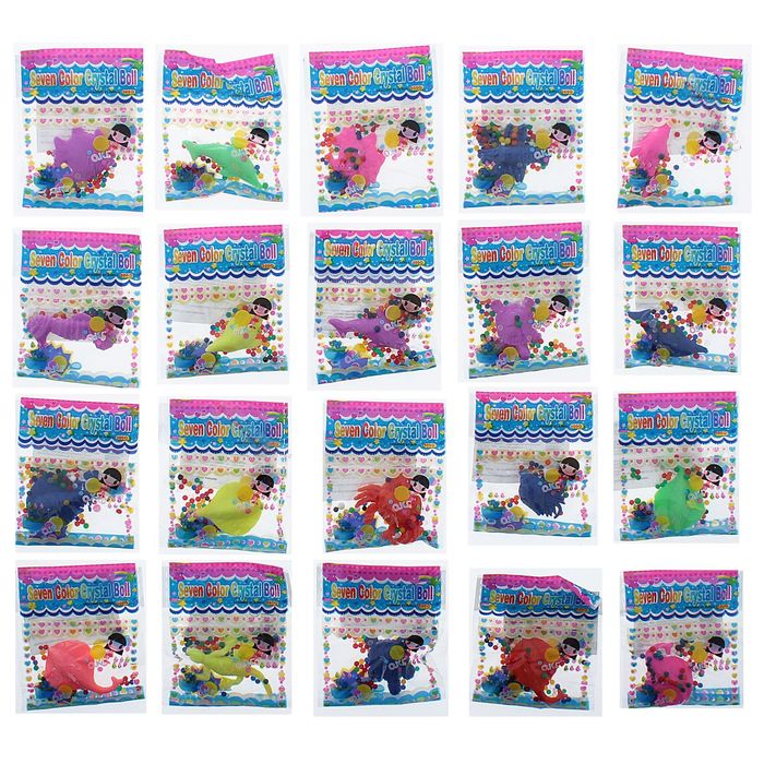 Растущие животные "На дне морском" с гидрогелем МИКС