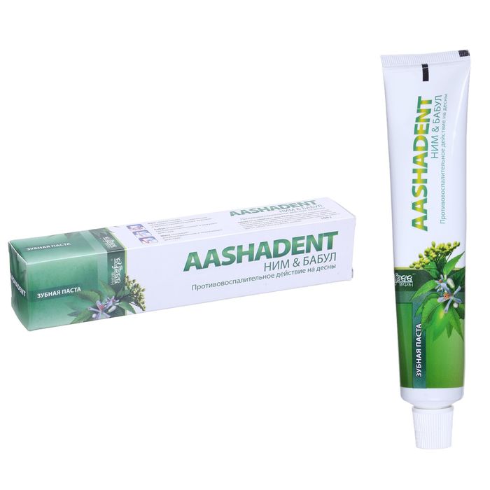 Зубная паста Aasha Herbals, "Ним - бабул", 100 г