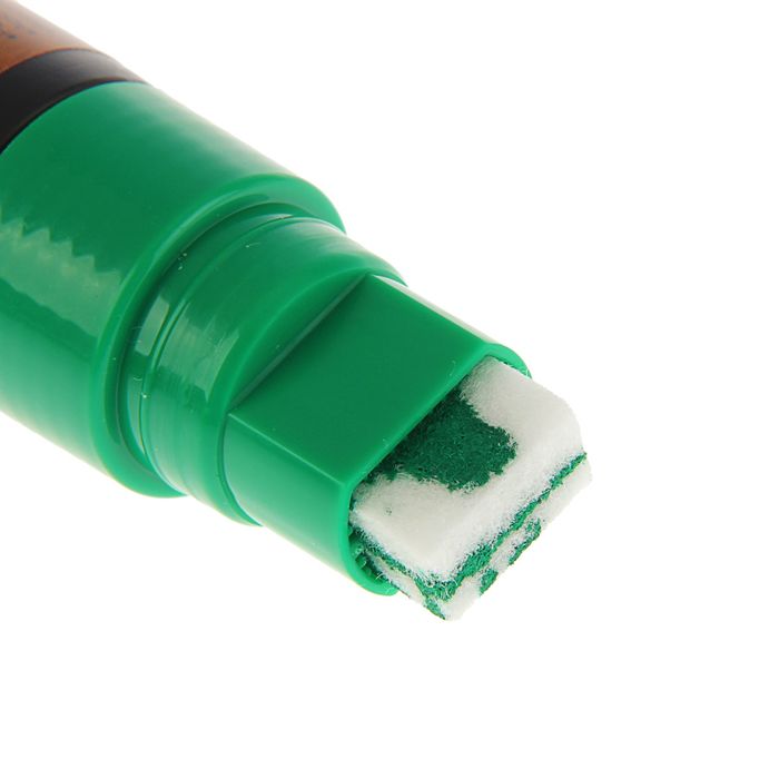 Маркер перманентный для декора дерева и пористых поверхностей Marvy 410 15.0 зелёный